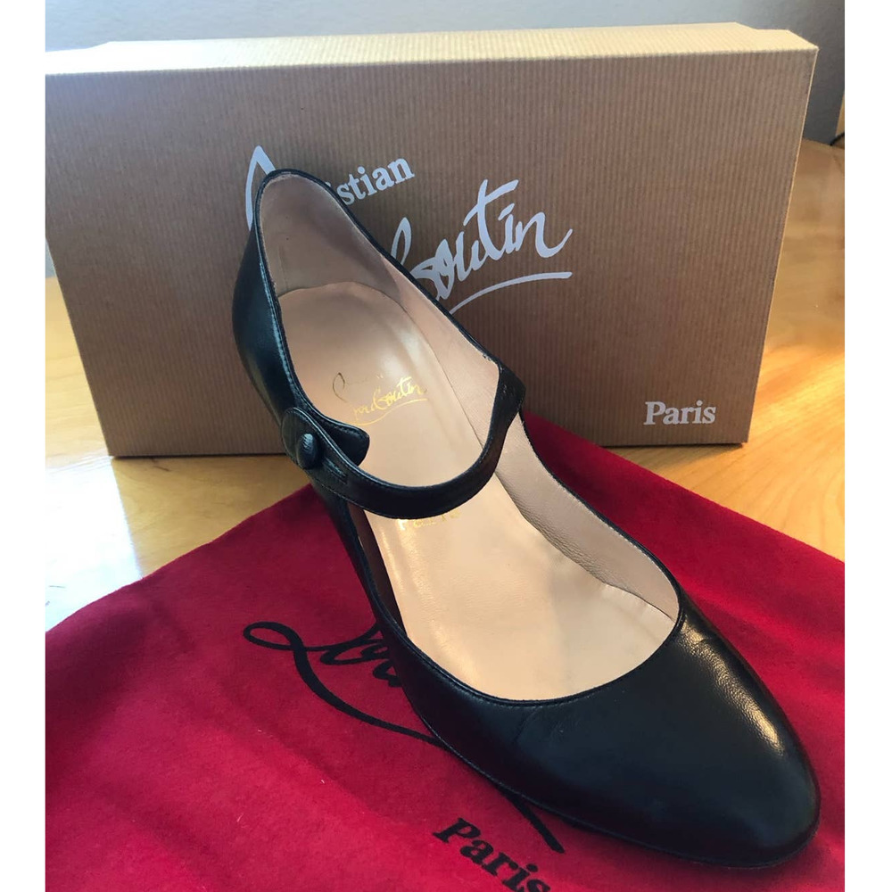 Christian Louboutin Black Mary Jane I Size 40